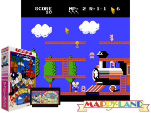 Mappy-Land (J) Cover